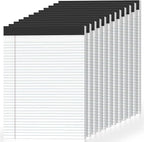 12 Pcs Legal Pads 8.5" x 11" College Ruled Note Pads 8.5 x 11.75 Inch by Nichela