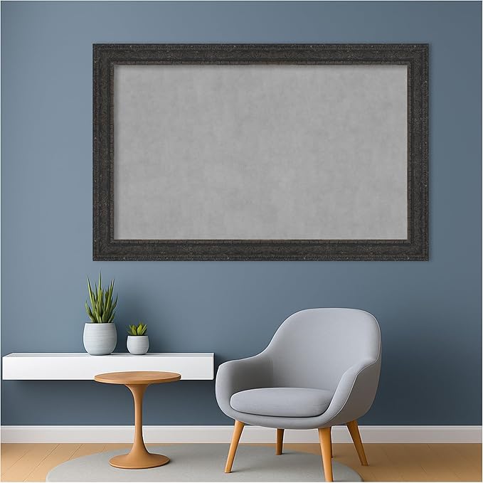 Amanti Art Black Framed Magnetic Board 29x45 Large Vision Board - Image 6