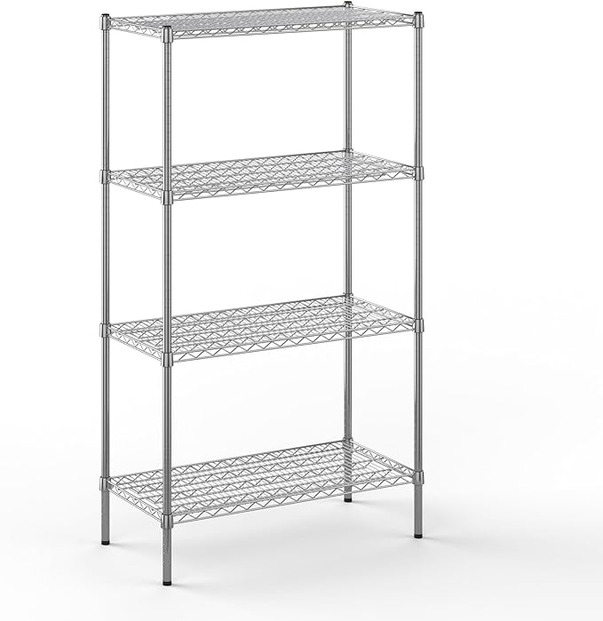 Regal Altair 18" Deep x 36" Wide x 64" Height Wire Shelving Kit | 4-Tier | NSF by Regal+Altair