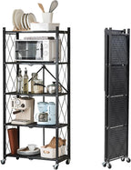 brian & dany 5-tier foldable storage shelves with, main product view