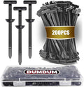 200 Pcs Nylon Universal Cable Tie Buckle by Unknown