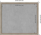 Amanti Art Silver Framed Magnetic Board 22x26 Medium Vision Board - Image 4