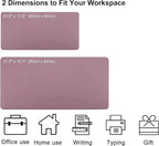 SUJAYU Dual Sided PU Leather Desk Pad, Mouse Pad, Office Desk Mat, Non-Slip - Image 2