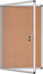 Mifuro 36"x24" Enclosed Bulletin Board, Lockable Weather-Resistant Aluminum by MifuroOfficeProduct