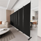 C-Hopetree 8 Panels Room Divider, 6 Ft Tall Indoor Folding Privacy Screen - Image 3