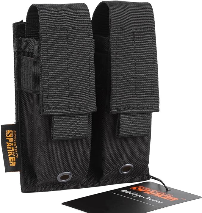 EXCELLENT ELITE SPANKER Molle Single/Double Pistol Mag Pouch Tactical Magazine by EXCELLENTELITESPANKER