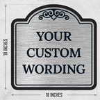 Custom Decorative Sign, Personalized Metal Sign - Image 3
