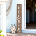 Farmhouse Wooden Welcome Sign Stand - Image 5