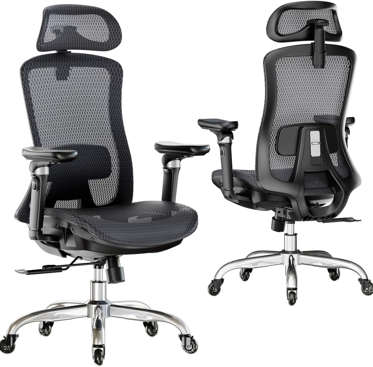 Marsail Mesh Ergonomic Office Chair with Sliding seat Depth Mesh Desk Chair