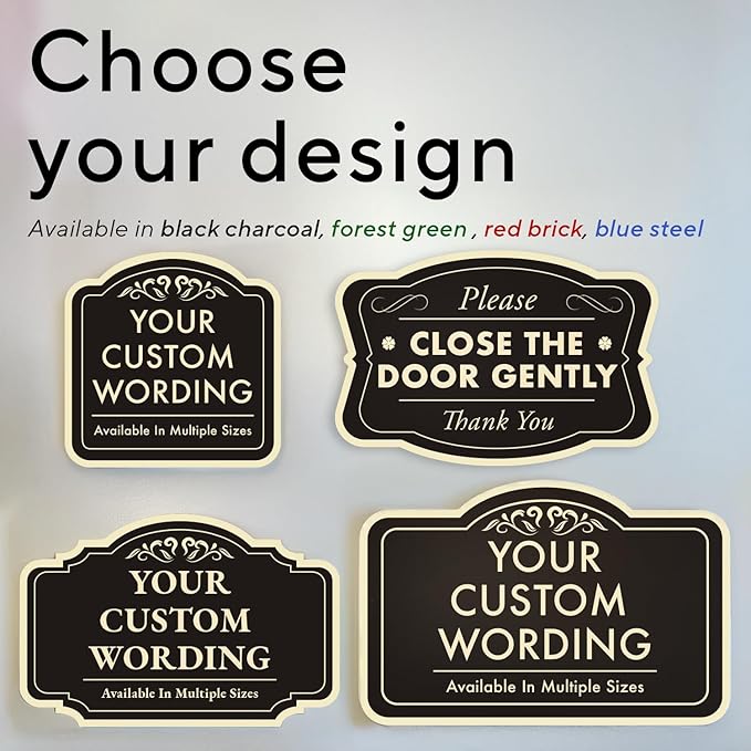 Custom Decorative Outdoor Metal Sign - Image 3