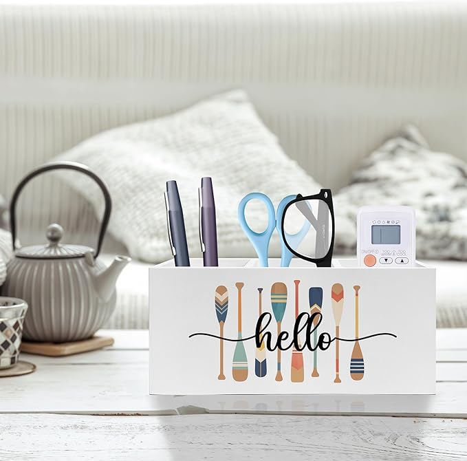 Exqcom Lake Decor Pen Pencil Holder, Lake House Decor, Lakes Gifts - Image 2