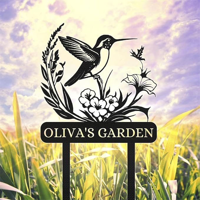 Personalized Garden Signs | Custom Bird Garden Stake Metal Sign | Metal Signs - Image 8