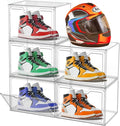 KOKOIN Magnetic Acrylic Clear Shoe Boxes – 360° Transparent Stackable Sneaker by KOKOIN