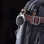 Retractable Badge Holder with Carabiner Reel Clip and Key Ring - Image 9