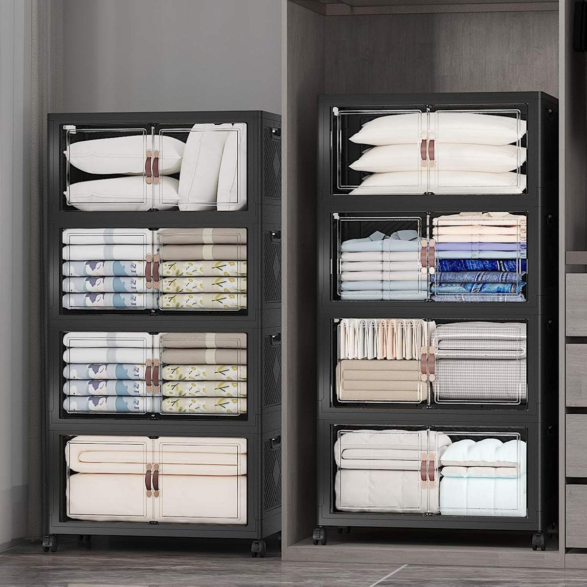 UAMFURI Extra Large Stackable Storage Bins