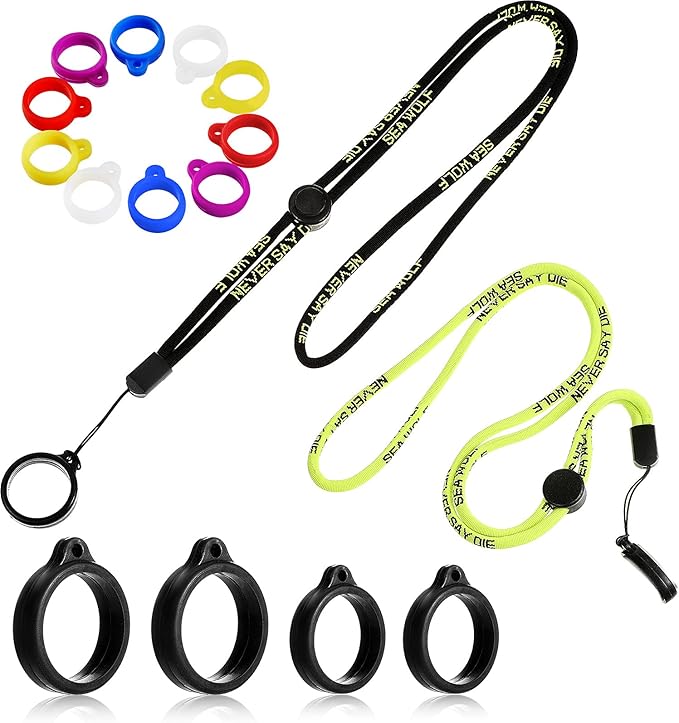 Chinco 16 Pcs Anti Lost Lanyard Set Include 2 Necklace Lanyards Safety Neck by Chinco