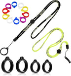 Chinco 16 Pcs Anti Lost Lanyard Set Include 2 Necklace Lanyards Safety Neck by Chinco