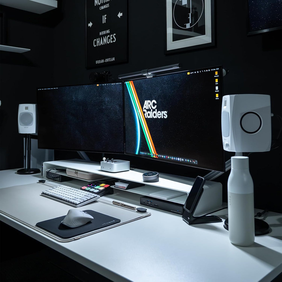 ADAM Audio D3V Active Desktop Studio Monitor Speakers - White