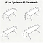 Goakwwuz Conference Room Tables Folding Conference Table Modular White Training - Image 2