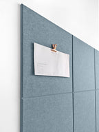 DECORITA Blue Felt Bulletin Board 47"x35" | Felt Wall Tiles | Large Cork Pin - Image 4