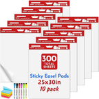 VISCOO Thickened Sticky Easel Pad, 25 x 30 Inches Large Chart Paper by VISCOO