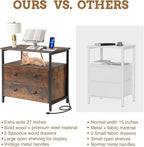 Edbuosy 27 inch Wide Night Stand - Image 7