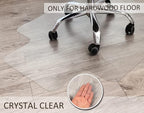 Office Chair Mat for Hardwood Floor, 48”x 36” Clear Floor Protector Mat for - Image 4