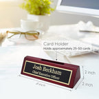 Business Wood Name Plate for Desk | Custom Desk Name Plate Personalized Gift - Image 2
