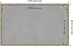 Amanti Art Silver Framed Magnetic Board 26x42 Large Vision Board - Image 2