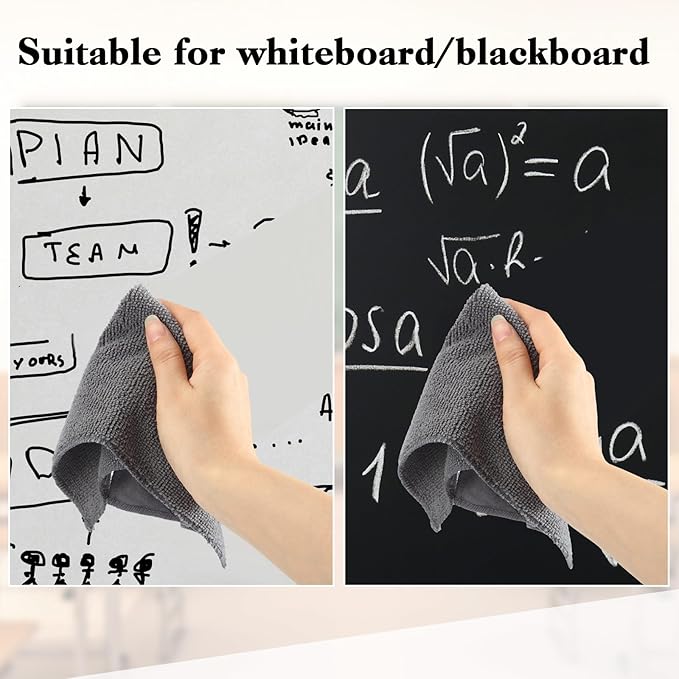 Fanfanwin 8 Pcs Magnetic Microfiber Cleaning Cloth Dry Erasers - Image 4