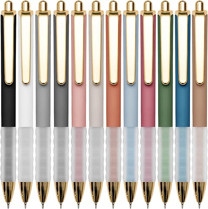 Linbsunne Ballpoint Pens Black Medium Point 1mm Pen by Linbsunne
