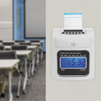 GXFCHYL Electronic Time Clock Calculating Time Clock Punch Machine Employee - Image 4