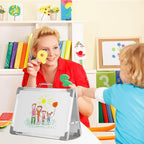 Small Dry Erase White Board – TANKEE Magnetic Desktop Foldable Whiteboard - Image 6