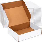 JOWLOT 12x9x3 inch Shipping Boxes Set of 20 by JOWLOT