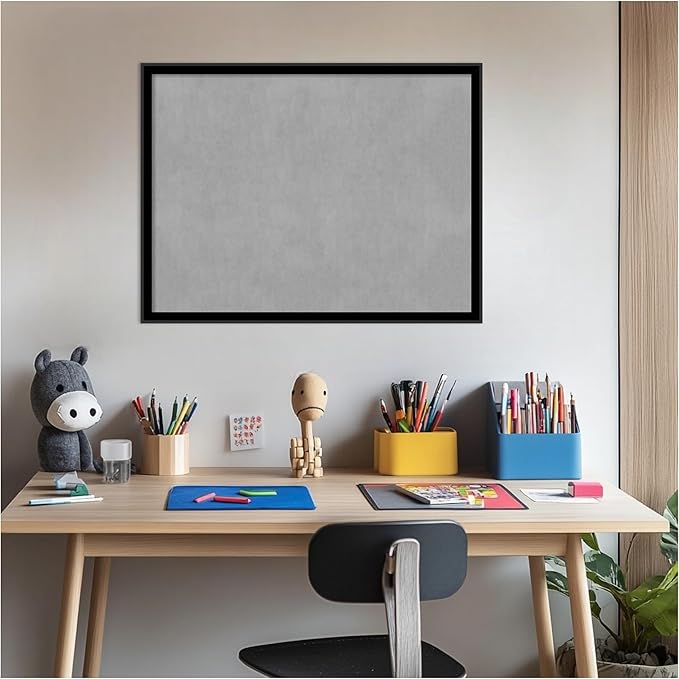 Amanti Art Black Framed Magnetic Board 19x25 Medium Vision Board - Image 6