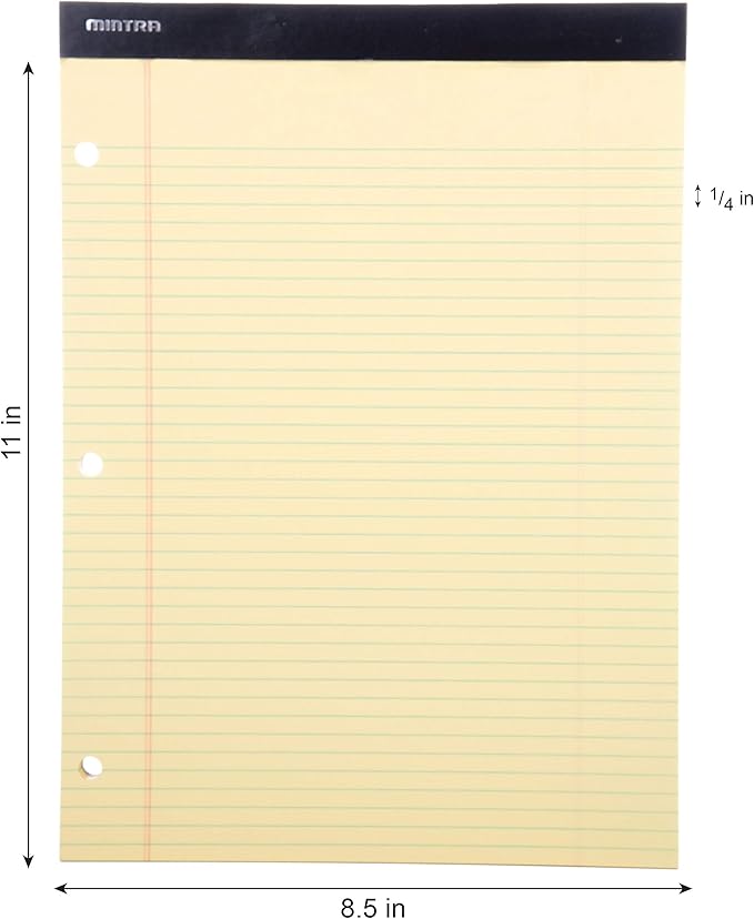 Mintra Office Legal Pads, 8.5in x 11in) - Image 2