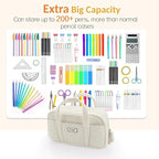 Sooez Large Pencil Case Pouch, Extra Big Pencil Bag - Image 3