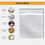 2000 Pack 7"x10" Shipping Label Sleeves – Clear Self-Adhesive Packing Slip - Image 5