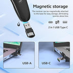 Presentation Clicker with Case Storage Wireless Presenter Remote USB Type C - Image 4