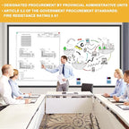 H-Qprobd 8'x4' Whiteboard Commercial-Grade Large Magnetic Dry Erase White Board - Image 7