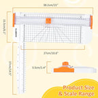 2 Set A4 Paper Cutter 12 Inch Titanium Paper Trimmer Scrapbooking Tool - Image 2