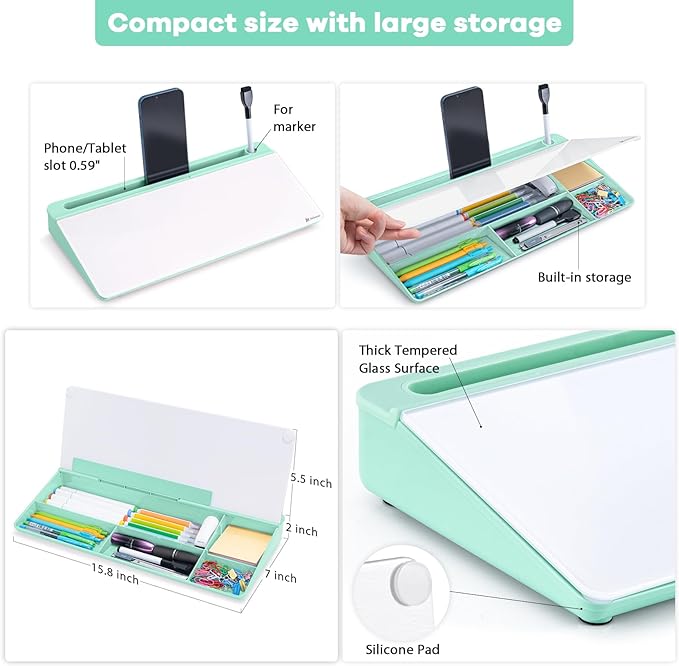 Varhomax Glass Desk Whiteboard - Image 4