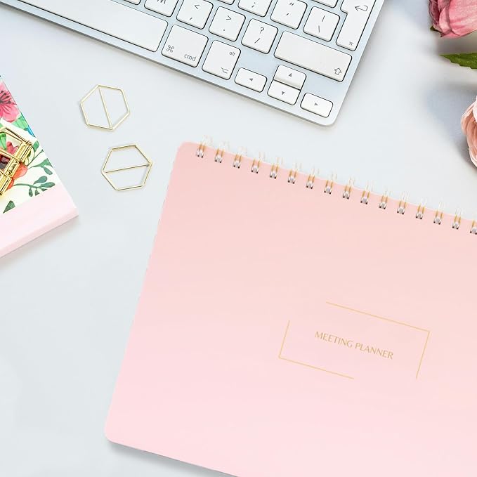 Merely Home | Meeting Notebook for Work | 8.25" x 11.75" | Project Planner | - Image 4