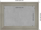 Amanti Art Grey Framed Magnetic Board 16x22 Small Vision Board - Image 2