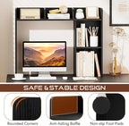 Tangkula Desktop Bookshelf, Countertop Storage Hutch - Image 6