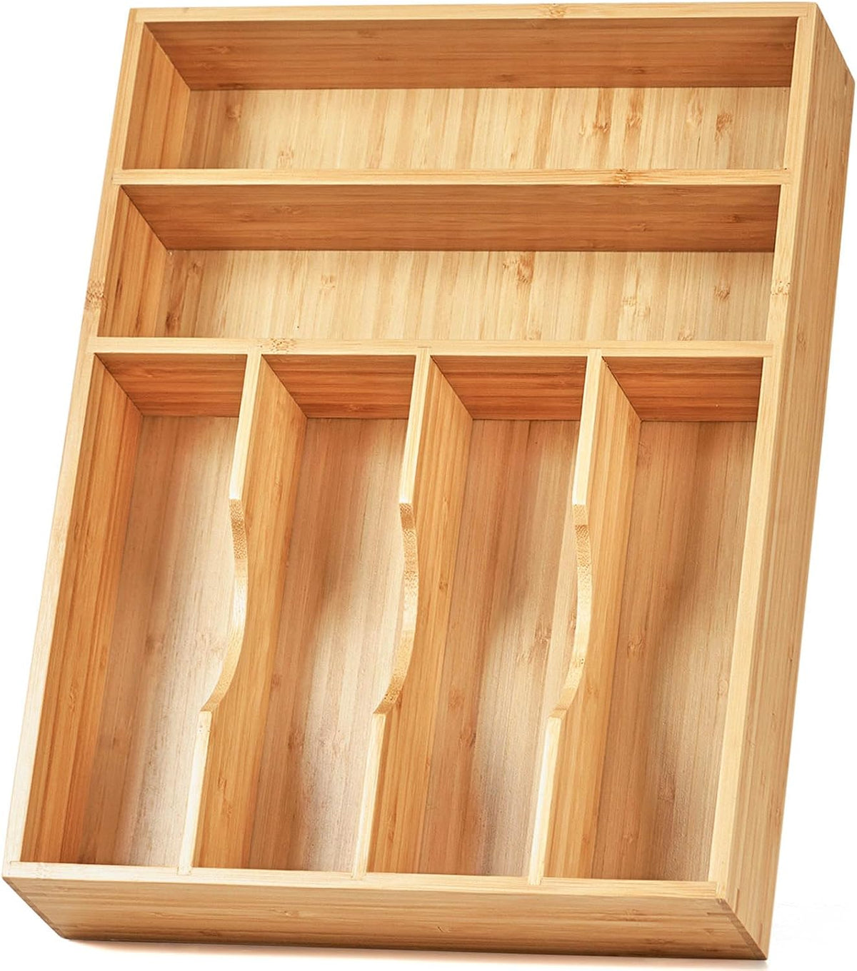 Umilife Kitchen Drawer Organizer, 12 Inch Silverware Utensil Tray Holder, Ext...