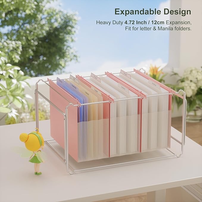 EcoStash Extra Capacity Hanging File Folders, 4.72" Reinforced Wheat Straw - Image 5