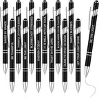 Zonon 12 Pcs Inspirational Pens Bulk Funny Ballpoint Pen by Zonon