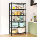 SINGAYE 6 Tier Shelf Organizer Storage Metal Shelves Garage Wire Shelving Unit - Image 9