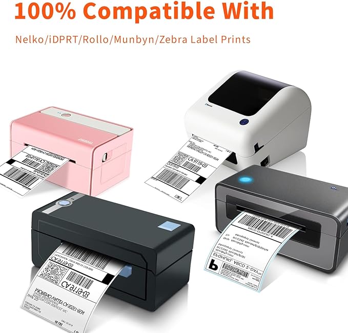JADENS Thermal Shipping Labels 4x6-350 Labels, Compatible - Image 4